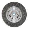 36004 - 6 In. 0.014 Inch Steel Fill 5/8 in.-1/2 in. Arbor Hole Retail Pack Vortec Pro Wide Face Crimped Wire Wheel