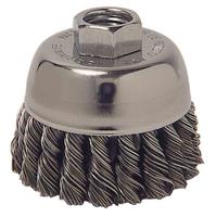 36038 - 2-3/4 in. 0.020 in. Steel Fill 5/8-11 UNC Nut Retail Pack Vortec Pro Knot Wire Cup Brush