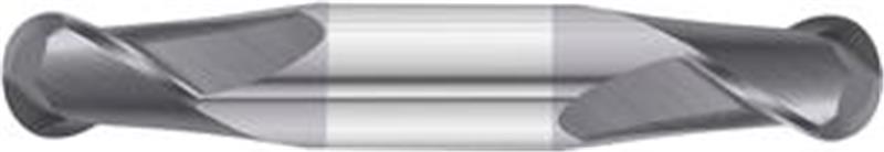 36067-FUL - 1/8 (.1250) TIALN Coated Dura-Carb Series 3215 2-Flute GP DE End Mill- Ball/ Stub