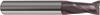 3633-2.000 - 2mm Diameter Endmill, 6mm shank, 2 flutes, 3mm Length of Cut, Carbide, FIREX Coated, HA Shank, 50mm Overal Length, 30° Helix Angle, 0.05 chamfer (mm)