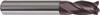 3637-2.000 - 2mm Diameter Endmill, 6mm shank, 4 flutes, 4mm Length of Cut, Carbide, FIREX Coated, HA Shank, 50mm Overal Length, 30° Helix Angle, 0.05 chamfer (mm)