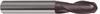3679-4.000 - 4mm Diameter Endmill, 6mm shank, 2 flutes, 8mm Length of Cut, Carbide, FIREX Coated, HA Shank, 57mm Overal Length, 30° Helix Angle