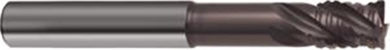 3733-12.000 - 12mm Diameter Endmill, 12mm shank, 4 flutes, 16mm Length of Cut, 46 Reach (mm), Carbide, nano-A Coated, HA Shank, 93mm Overal Length, 36/38° Helix Angle, 0.5 chamfer (mm)