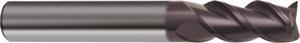 3741-15.000 - 15mm Diameter Endmill, 15mm shank, 3 flutes, 26mm Length of Cut, Carbide, FIREX Coated, HA Shank, 92mm Overal Length, 45° Helix Angle, 0.15 chamfer (mm)