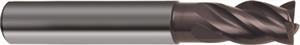 3804-8.000 - 8mm Diameter Endmill, 8mm shank, 4 flutes, 12mm Length of Cut, 21 Reach (mm), Carbide, nano-A Coated, HA Shank, 58mm Overal Length, 36/38° Helix Angle, 0.25 chamfer (mm)