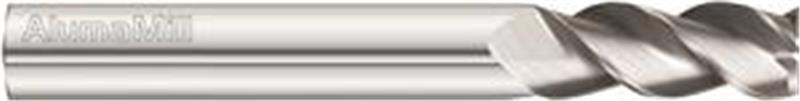 38392 - 7/16 (.4375) 3-Flutes, 36° High Helix Spiral Square Solid Dura-Carb Series 3835 AlumaMill End Mill- Extra-Long