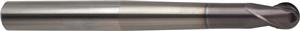 3849-8.000 - 8mm Diameter Endmill, 10mm shank, 2 flutes, 7mm Length of Cut, 35 Reach (mm), Carbide, nano-Si Coated, HA Shank, 120mm Overal Length, 30° Helix Angle