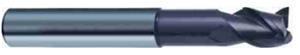 3893-6.00 - 6mm Diameter Endmill, 6mm shank, 3 flutes, 7mm Length of Cut, 20 Reach (mm), Carbide, FIREX Coated, HA Shank, 57mm Overal Length, 41/43/45° Helix Angle, 0.05 chamfer (mm)