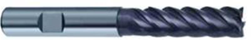 3898-10.000 - 10mm Diameter Endmill, 10mm shank, 5 flutes, 30mm Length of Cut, 38 Reach (mm), Carbide, FIREX Coated, HB Shank, 80mm Overal Length, 45° Helix Angle, 0.1 chamfer (mm)