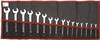 39.JE16T - 16 Piece Short Satin Metric Combination Wrench Set - 6 & 12 Point - Facom®
