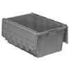 39160-AKRO - 16-1/2 Gallon Gray Akro Attached Lid Containers (1/Carton)