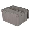 39175-AKRO - 17-1/2 Gallon Gray Akro Attached Lid Containers (1/Carton)