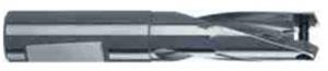 4106-24.505 - 24.505mm Diameter 1.5xD Drill, 2 flutes, tool steel, nickel-plated Coated, with Coolant, Whistle Notch Shank, Right Hand Cut