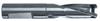 4106-37.005 - 37.005mm Diameter 1.5xD Drill, 2 flutes, tool steel, nickel-plated Coated, with Coolant, Whistle Notch Shank, Right Hand Cut