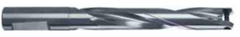 4108-33.005 - 33.005mm Diameter 5xD Drill, 2 flutes, tool steel, nickel-plated Coated, with Coolant, Whistle Notch Shank, Right Hand Cut