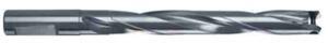 4109-24.505 - 24.505mm Diameter 7xD Drill, 2 flutes, tool steel, nickel-plated Coated, with Coolant, Whistle Notch Shank, Right Hand Cut