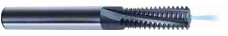 4137-4.826 - 10-32 Threadmill, 3 flutes, Carbide, TiCN Coated, with Coolant