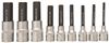 43298 - 9 Piece ProHold Hex Bit Set, With Sockets, 2 Inch Length - Sizes: 4-17mm