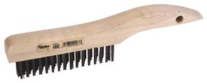 44063 - 4 x 16 Row Steel Wood Shoe Handle Scratch Brush