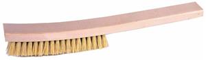 44076 - 4 x 18 Row Tampico Fill Wood Handle Plater's Brush