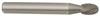 44250020 - 1/4 Inch Cut Diameter, Eliptical (Oval) Single Cut Burr  Edge Hog® Burr SE-1