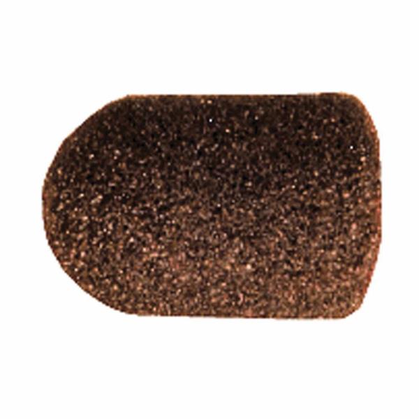 46040 - 3/16 Inch x 7/16 Inch Brown 280 Grit A/O Cylindrical with Radius End Shape C Abrasive Cap