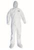 46123-KC - Large White A30 Disposable Kleenguard Chemical-Resistant Coveralls