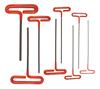 46587 - 8 Piece Cushion Grip Loop Hex T-Handle Set, 9 Inch Length - Sizes: 2-10mm