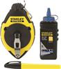 47-681L - Chalk Line Reel with 4 oz. Blue Chalk & Fine Tip Marker - STANLEY® FATMAX®
