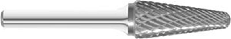48300-FULLERTON - 5/8 (.6250) Tapered Ball (SL-6) Chipbreaker Cut Solid Carbide Burr (Rotary File)