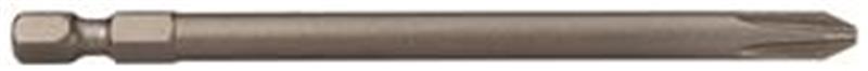 493-AX - #3 Phillip Bit, 2-3/4 Inch Overall Length, 1/4 Inch Hex Power Driver