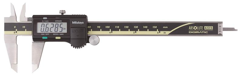 500-196-30 - 0-6 Inch(150mm), 0.0005 Inch(0.01mm), ABSOLUTE AOS Digimatic Caliper, No Output