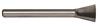 69165020M - 2.4mm Edge Hog® 10° Angle, Back Taper Miniature Carbide Burr (SN-41M  Standard)