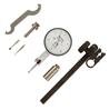 513-402T - 0.03 Inch, Dial Test Indicator, Full Set 0-15-0, 0.0005 Inch Graduation,  3/8 Inch Stems, 0.079 Inch/.039 Inch/.118 Inch Contact Points, Clamp and Hold Bar, 19.9mm Length, Anti-Magnet, Jeweled Bearing