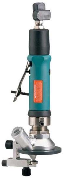 51332-DYNABRADE - .7 hp Router, 3-1/2 Inch Base, Central Vacuum, 20,000 RPM, Gearless, Rear Exhaust, 1/4 Inch Collet, Extended Muffler