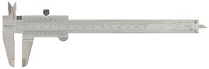 530-312 - 0 to 6 Inch, Includes Inside Diameter Jaws, Stainless Steel, Satin Chrome Finish Vernier Caliper