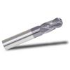 54070-COATED - 1/8 Inch Solid Carbide, AlTiN Coated, 4-Flute, 1/2 LOC, 1-1/2 Inch OAL, Single End Ball Nose Endmill