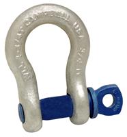 5411035 - 5/8 Inch Anchor Shackle, Screw Pin, Forged Carbon Steel, Galvanized