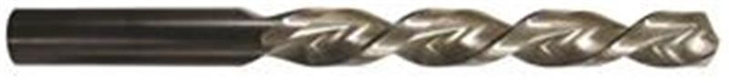 550-6.050 - 6.05mm Diameter Jobber Drill, 2 flutes, HSS, Nitrided Lands, Straight Shank, 130° Point, Left Hand Cut