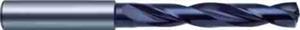 5511-14.680 - 37/64 Inch Diameter, 5xD Drill, 2 flutes, Carbide, FIREX Coated, with Coolant, Straight Shank, 140° Point, Right Hand Cut