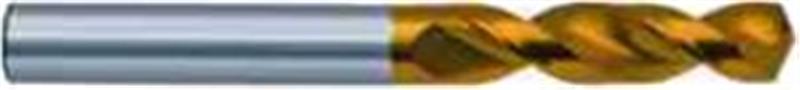 5521-3.170 - 1/8 Inch Diameter, Screw Machine Drill, 2 flutes, HSS-E-PM, TiN Coated, Straight Shank, 130° Point, Right Hand Cut