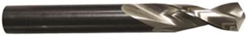 553-11.000 - 11mm Diameter Screw Machine Drill, 2 flutes, HSS, Nitrided Lands, Straight Shank, 130° Point, Left Hand Cut