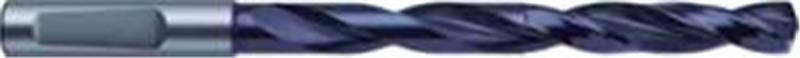 5612-8.000 - 8mm Diameter 7xD Drill, 2 flutes, Carbide, FIREX Coated, with Coolant, Whistle Notch Shank, 140° Point, Right Hand Cut