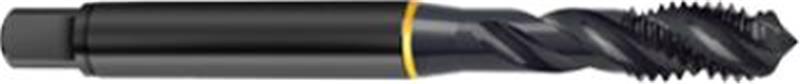 5734-5.000 - M5X.8 PowerTap, Modified Bottom, metric thread, D4, 3 flutes, HSS-E, Steam Oxide Coated, 40° Spiral Flute