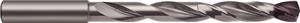5760-6.530 - F Diameter, 8xD Drill, 2 flutes, Carbide, FIREX Coated, with Coolant, Straight Shank, 140° Point, Right Hand Cut