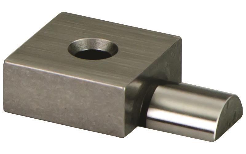 619051 - .25 Inch Half Round Jaw , Gage Block Accessory for Inch Square Gage Blocks, 1 Piece