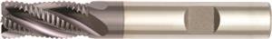 TC620825008 - 1 x 1 x 2 x 4-1/2 Inch M42 Cobalt TiCN Coated  5-Flute General Purpose Roughing End Mill