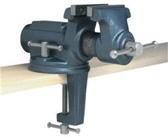 63247 - 4 Inch, CBV-100, Super-Junior? Vise with Clamp On Swivel Base