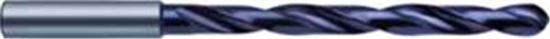 6502-17.000 - 17mm Diameter 7xD Drill, 2 flutes, Carbide, FIREX Coated, with Coolant, Straight Shank, Radius Point, Right Hand Cut