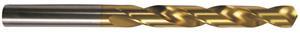 651-1.730 - 1.73mm Diameter Jobber Drill, 2 flutes, HSS, TiN Coated, Straight Shank, 118° Point, Right Hand Cut, 10/pack